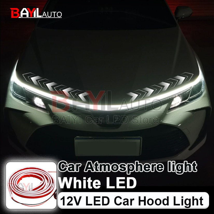 12V White Car Hood Light Strip - огляд і ціна Ambient Led Strip