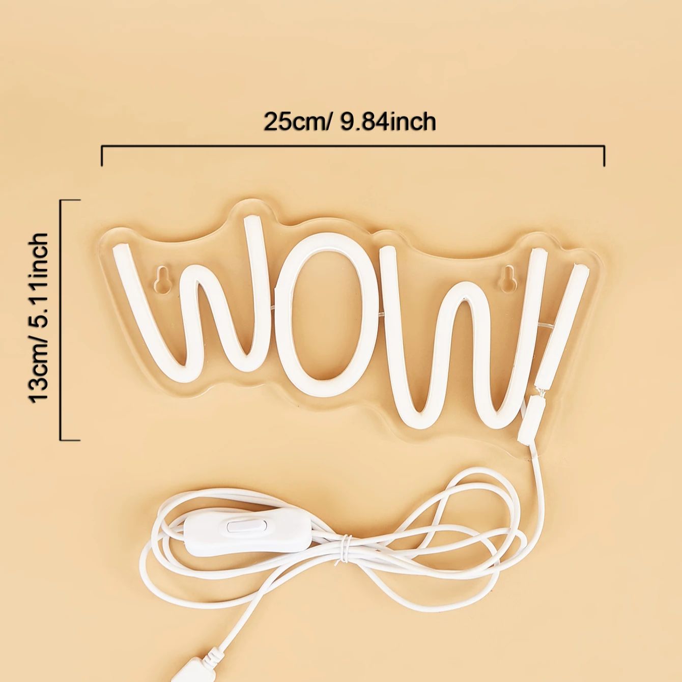 Chi-buy LED Neon WOW  USB Powe - огляд і ціна Lighting Decor Wow