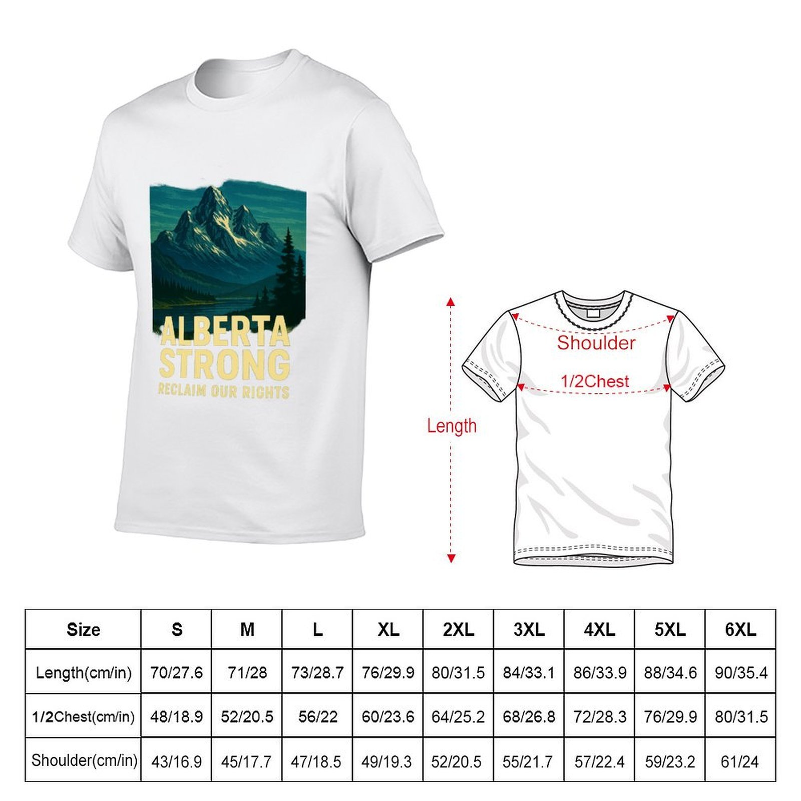 Alberta Strong T-Shirt Casual  - огляд і ціна Alberta Lighting & Decor Edmonton Ab