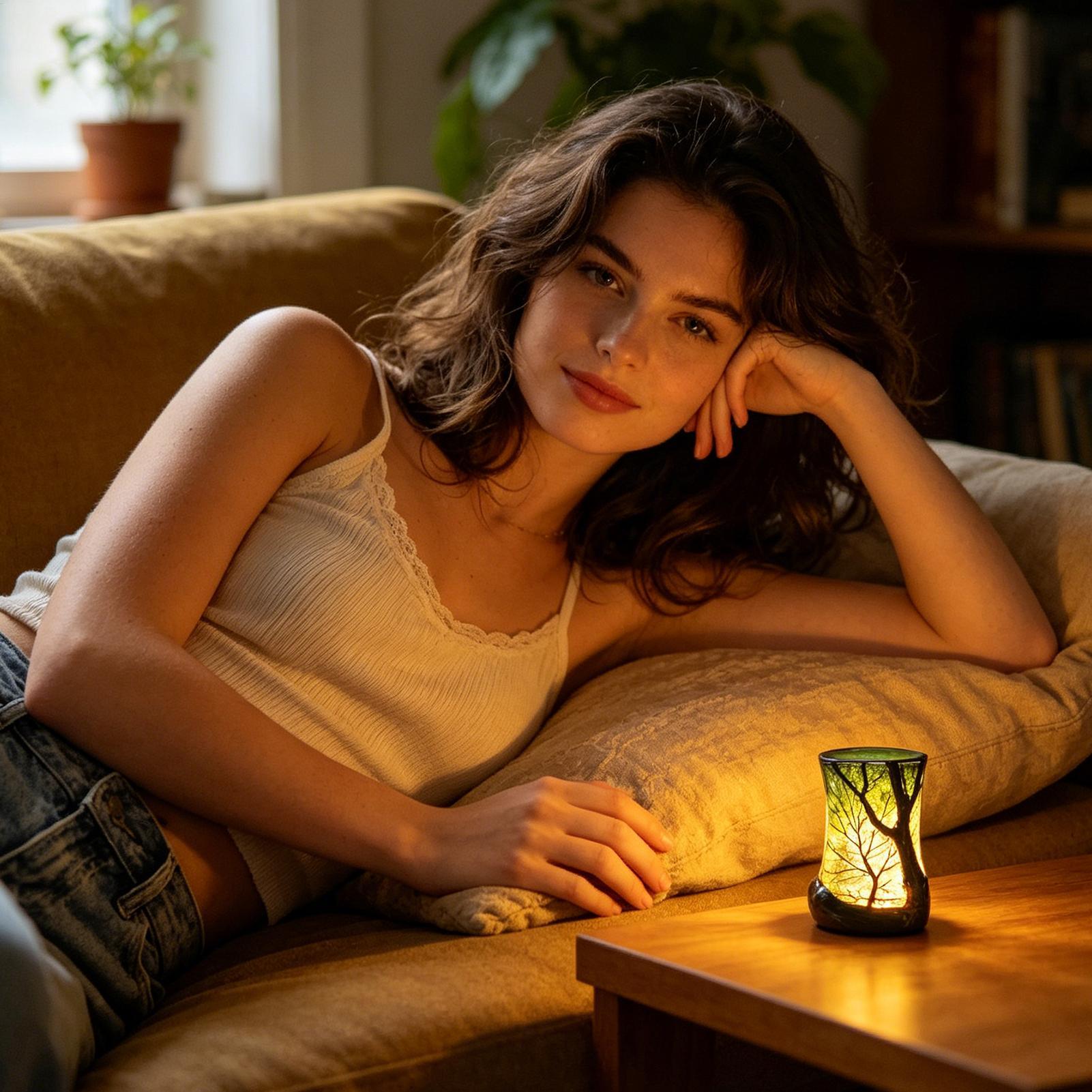 Bedside Table Lamp Forest Nigh - огляд і ціна Lightings Decoration