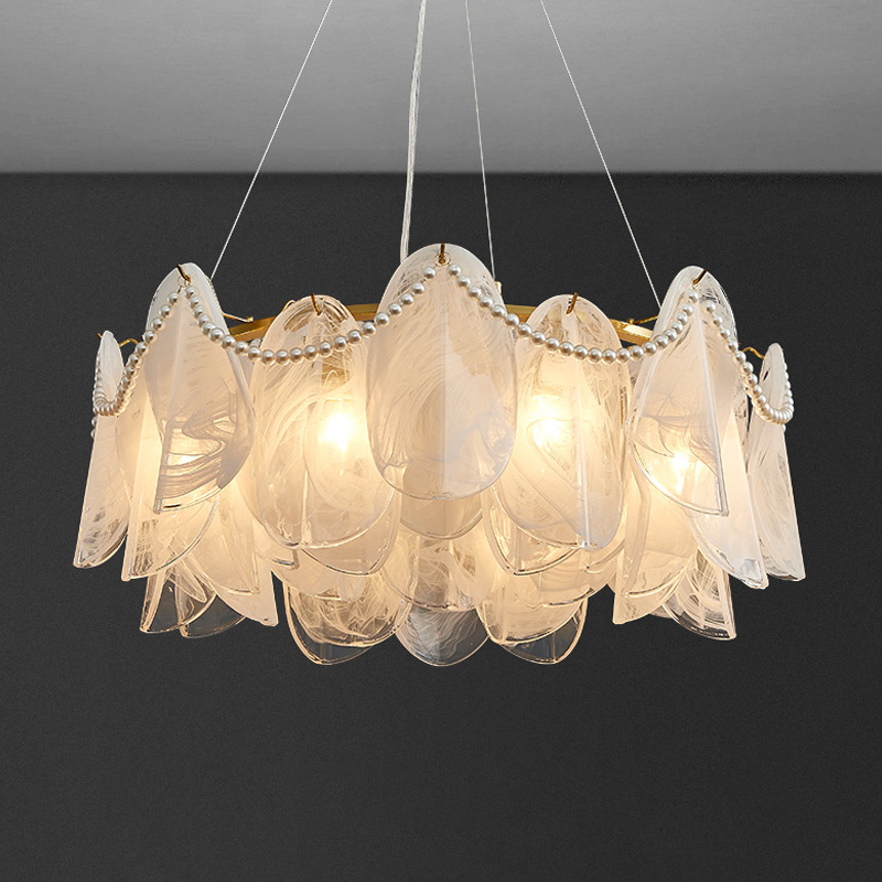 Luxury Glass Chandelier Lighti - огляд і ціна Lighting Home Decor Items