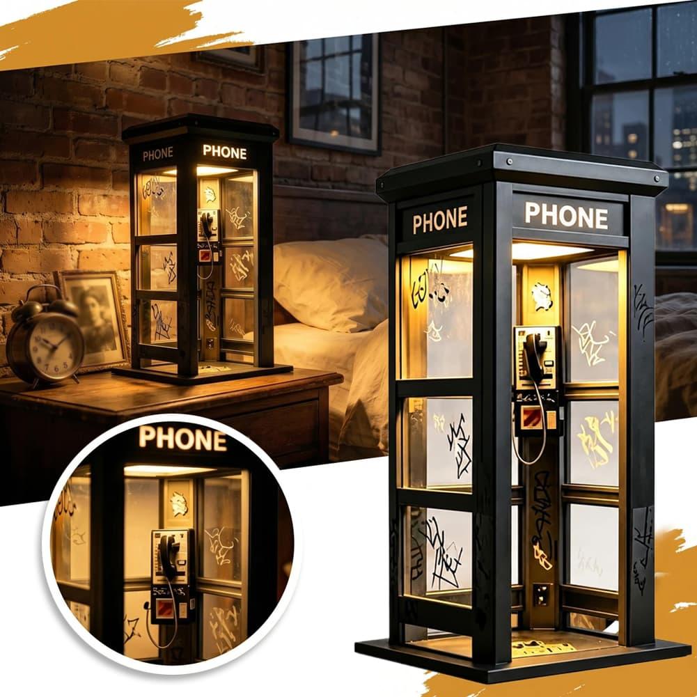 Retro Graffiti Phone Booth Tab - огляд і ціна Lighting Decor Bedroom