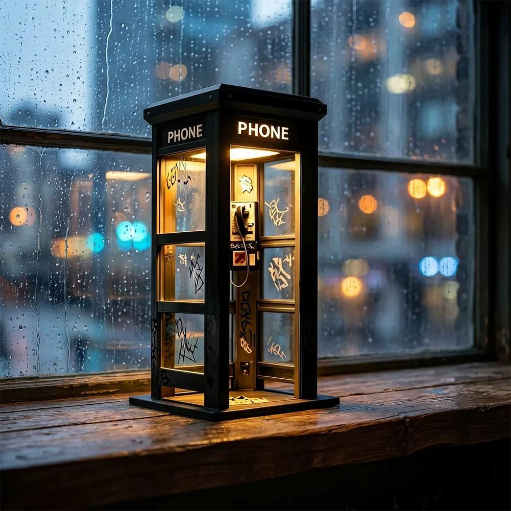 Retro Graffiti Phone Booth Tab - огляд і ціна Lighting Decor Bedroom