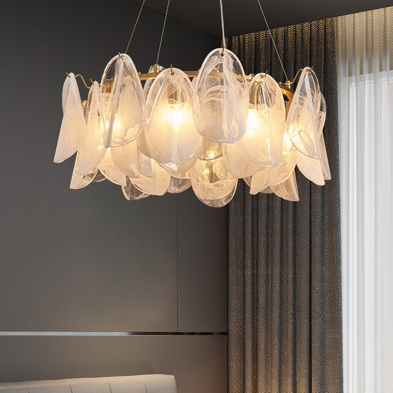 Luxury Glass Chandelier Lighti - огляд і ціна Lighting Home Decor Items