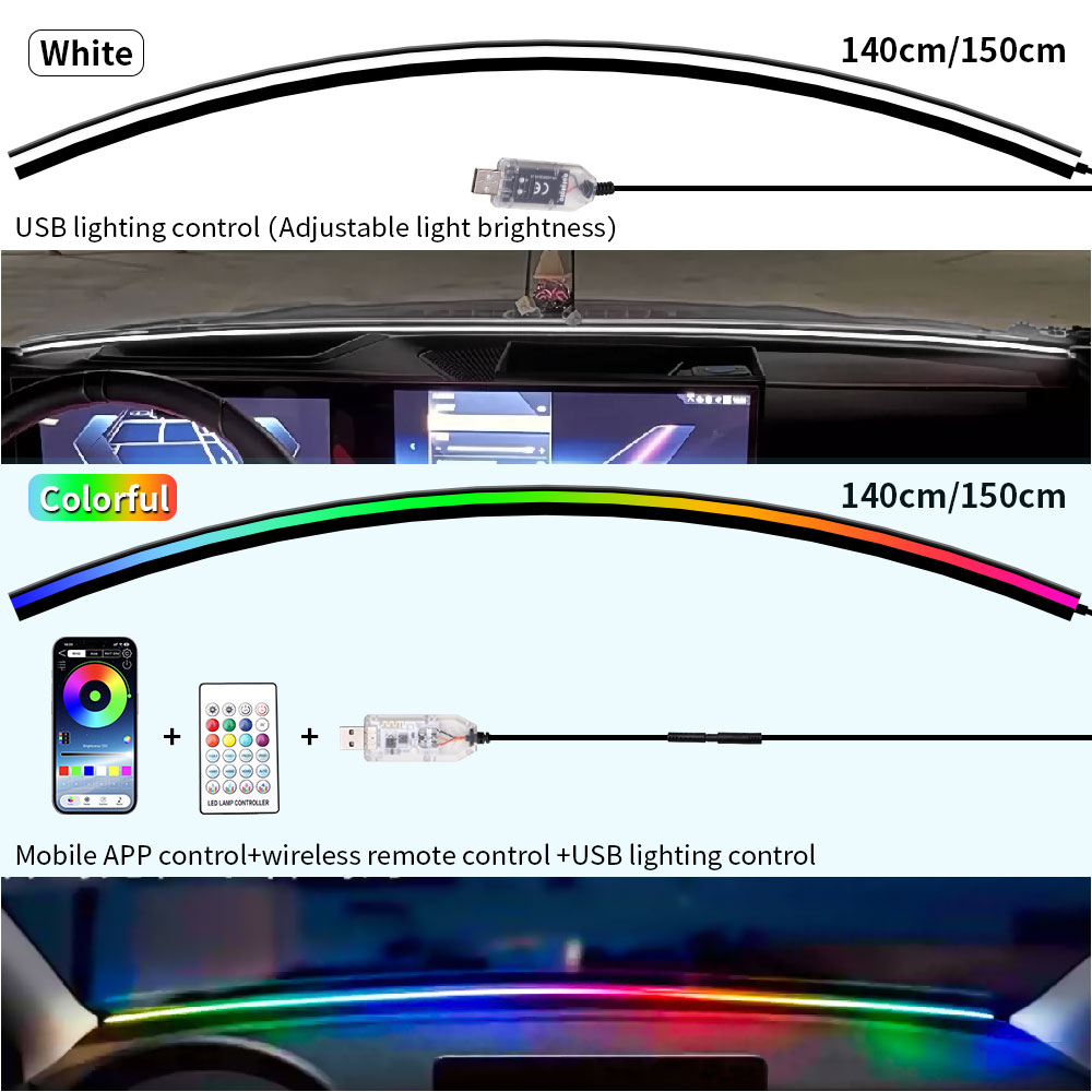 140/150CM Car Interior Symphon - огляд і ціна Lighting Bolt Decor
