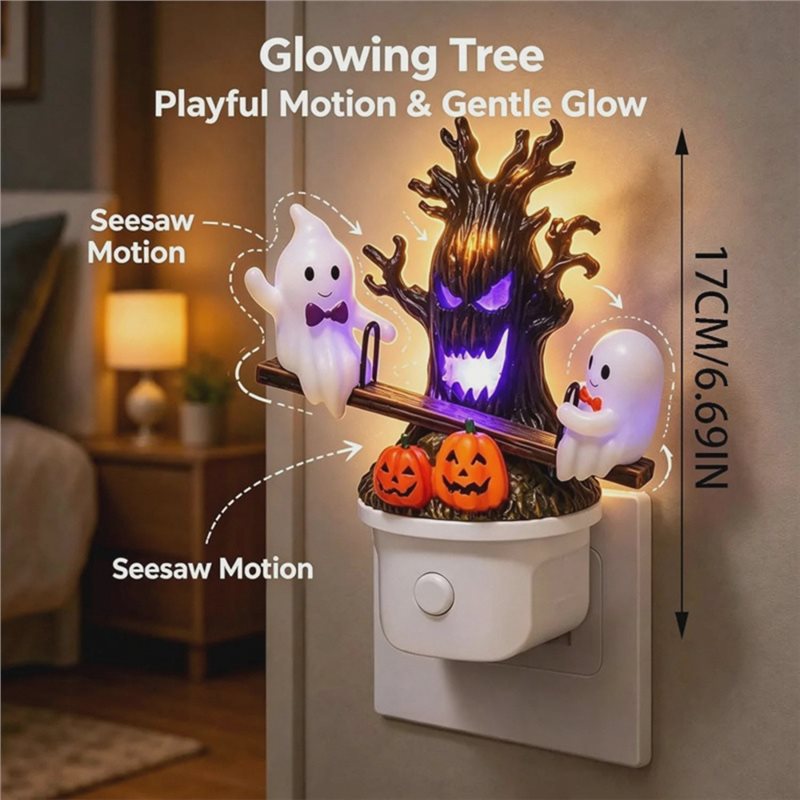 YANA50I Halloween Decor For Be - огляд і ціна Wall Decor Lighting Tree