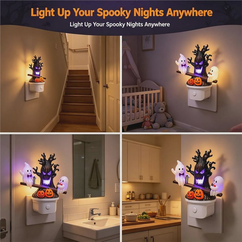 YANA50I Halloween Decor For Be - огляд і ціна Wall Decor Lighting Tree