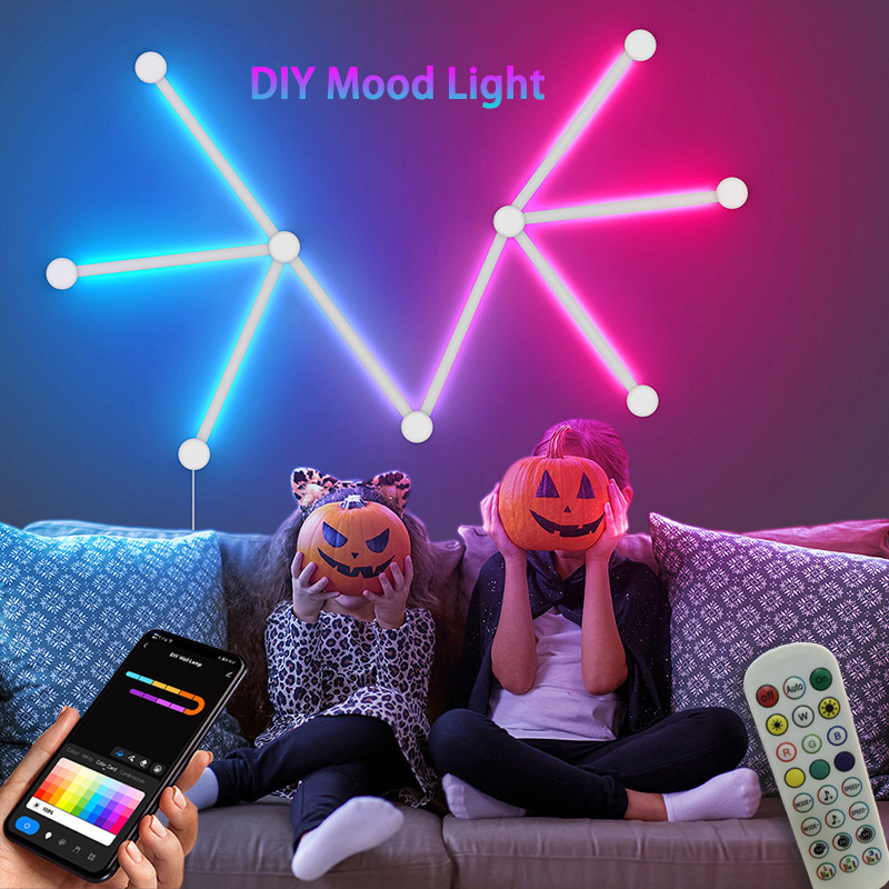 Smart RGB Wall Lamp, Bluetooth - огляд і ціна Lighting Decor Bedroom