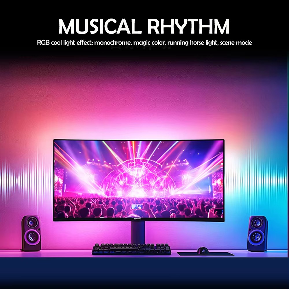 RGB Gaming Lights Strip Monito - огляд і ціна Ambient Led Strip