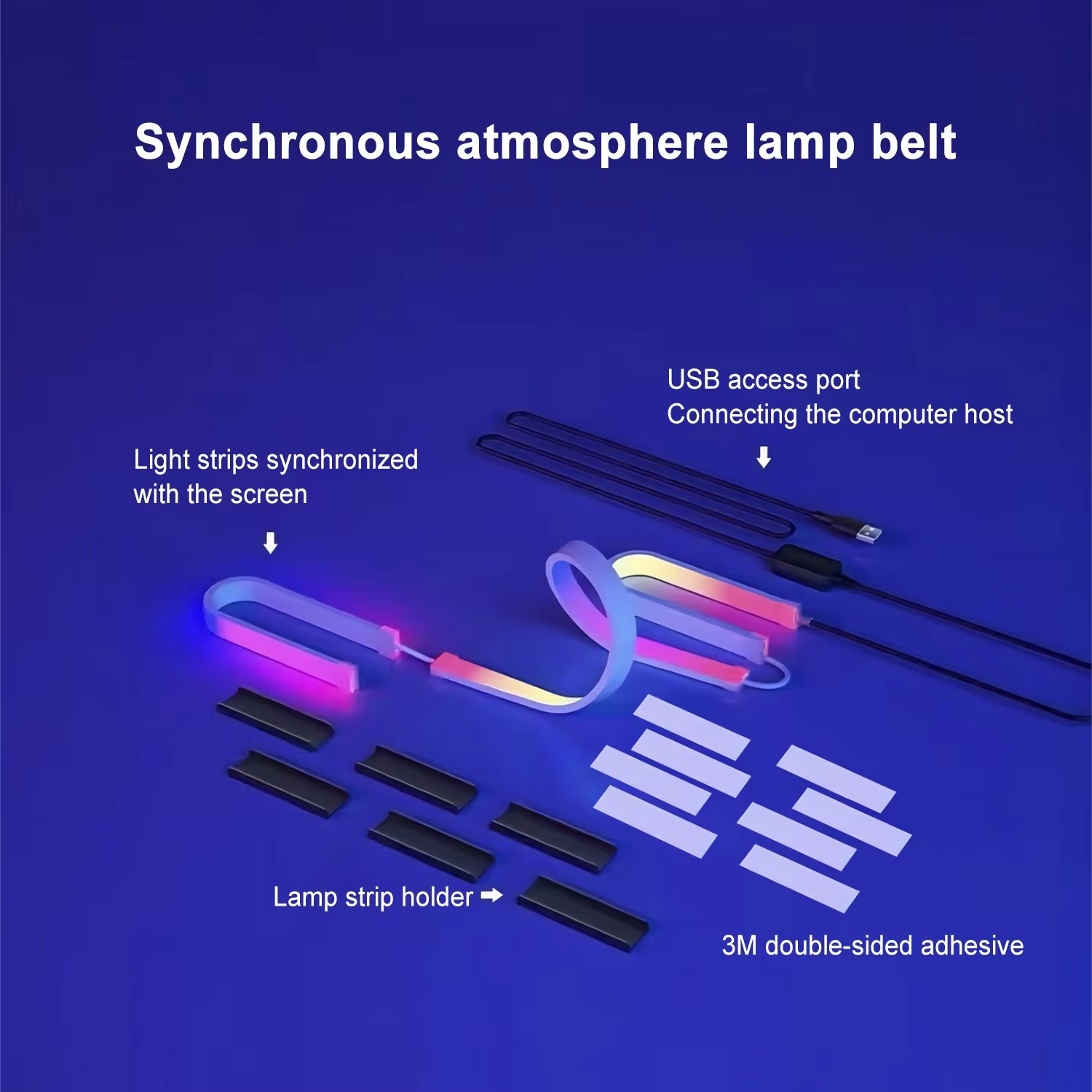 RGB Gaming Lights Strip Monito - огляд і ціна Ambient Led Strip