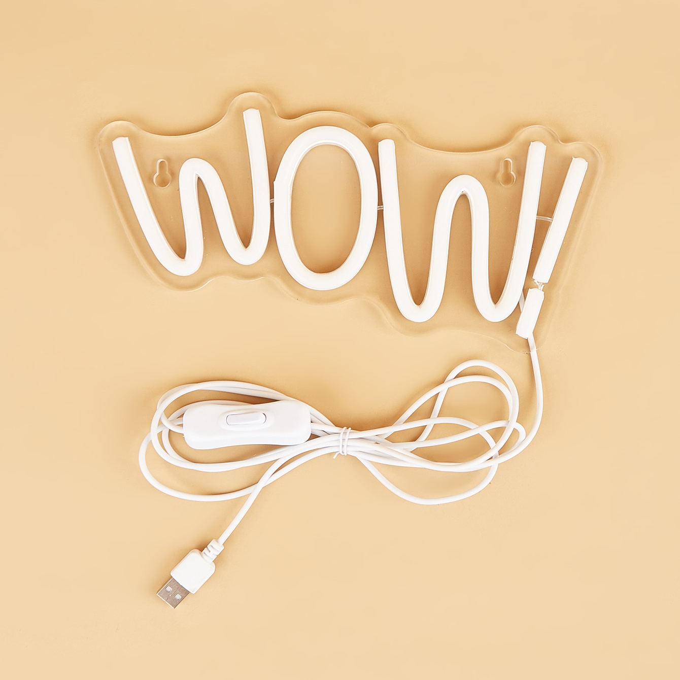Chi-buy LED Neon WOW USB Power - огляд і ціна Lighting Decor Wow
