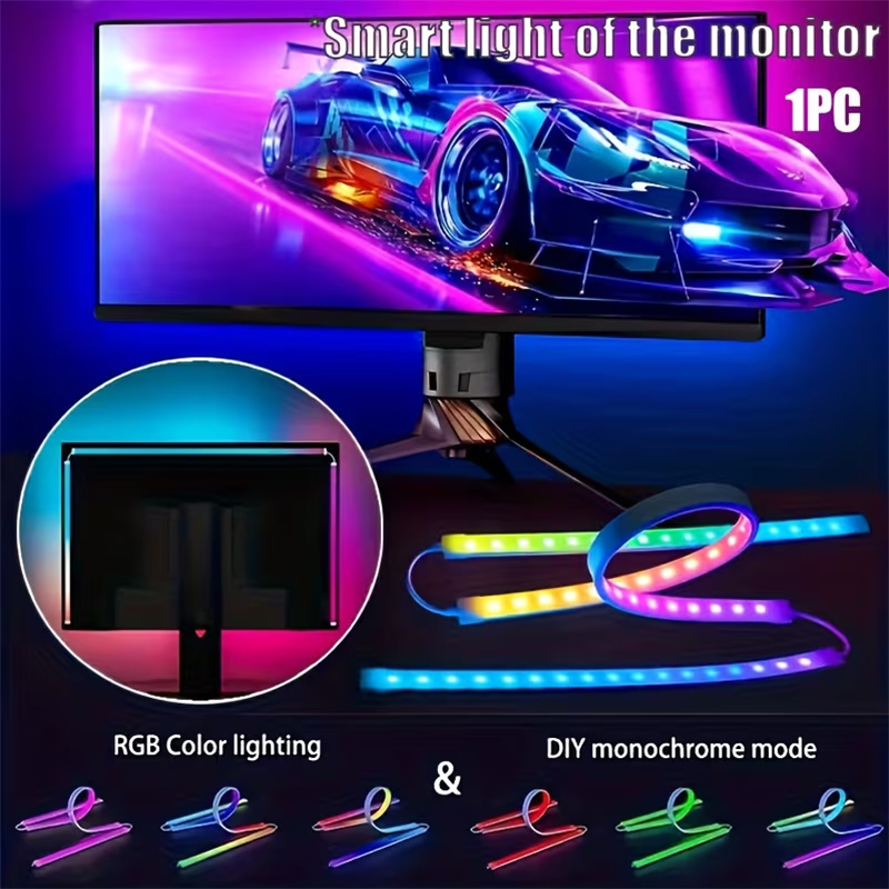 RGB Gaming Lights Strip Monito - огляд і ціна Ambient Led Strip
