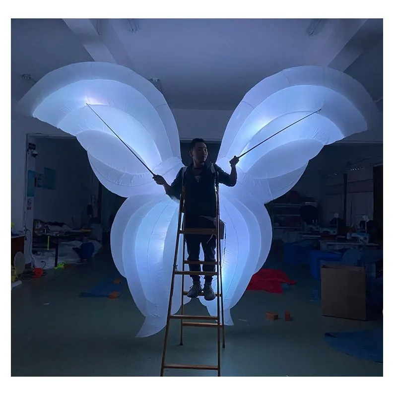Fancy White Inflatable Flower  - огляд і ціна Decor Lighting The Parade
