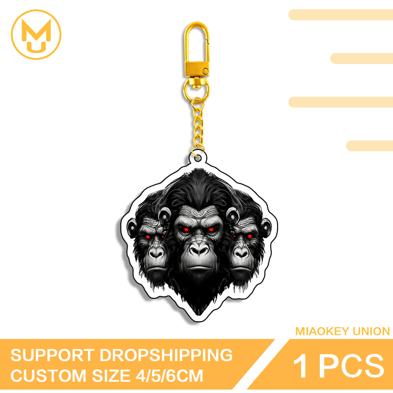 Three Chimpanzee Heads Keyring - огляд і ціна Union Lighting & Decor Montreal Quebec