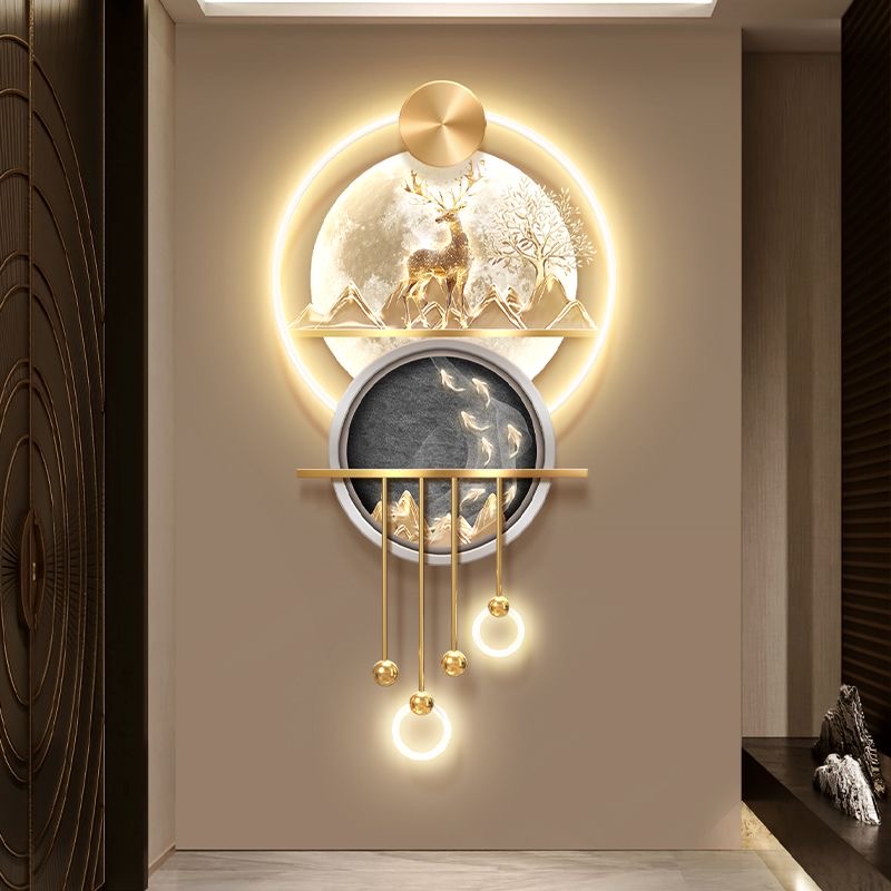 nq- Light Luxury Fortune Tree  - огляд і ціна Wall Decor Lighting Tree