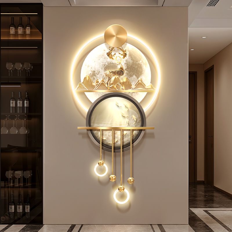 nq- Light Luxury Fortune Tree  - огляд і ціна Wall Decor Lighting Tree