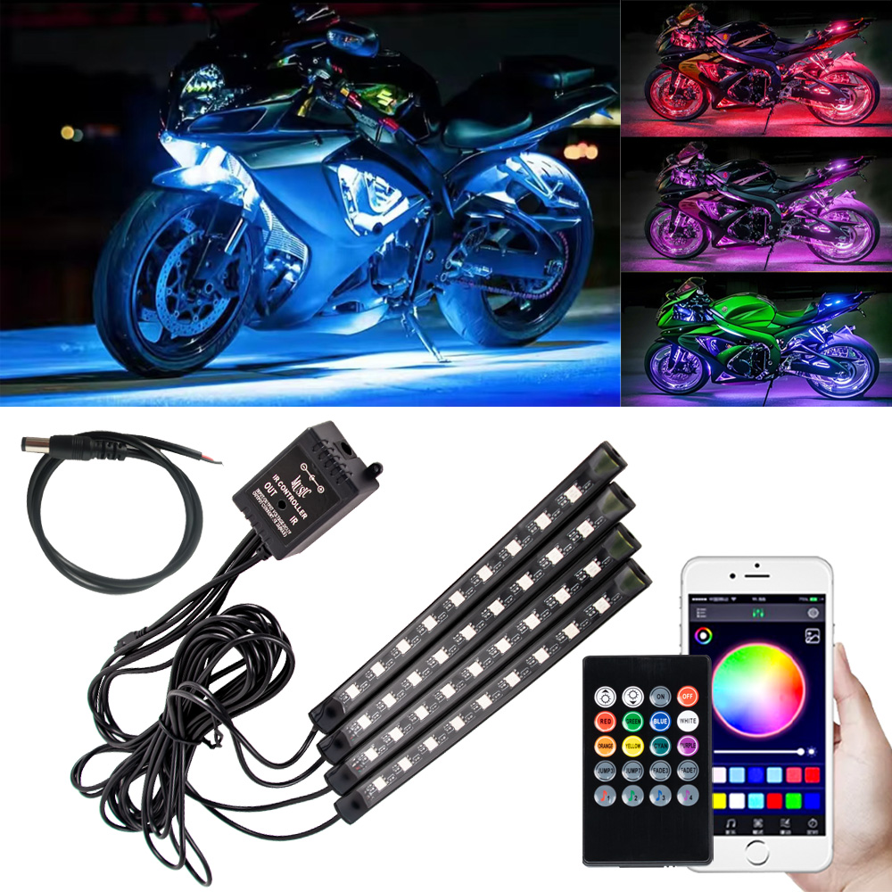 LED Motorcycle Car Atmosphere  - огляд і ціна Lighting Bolt Decor