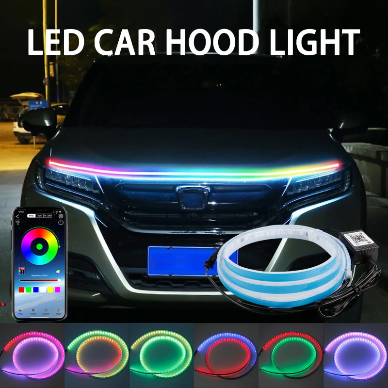 120/150/180cm Car Hood Decorat - огляд і ціна Lighting Bolt Decor
