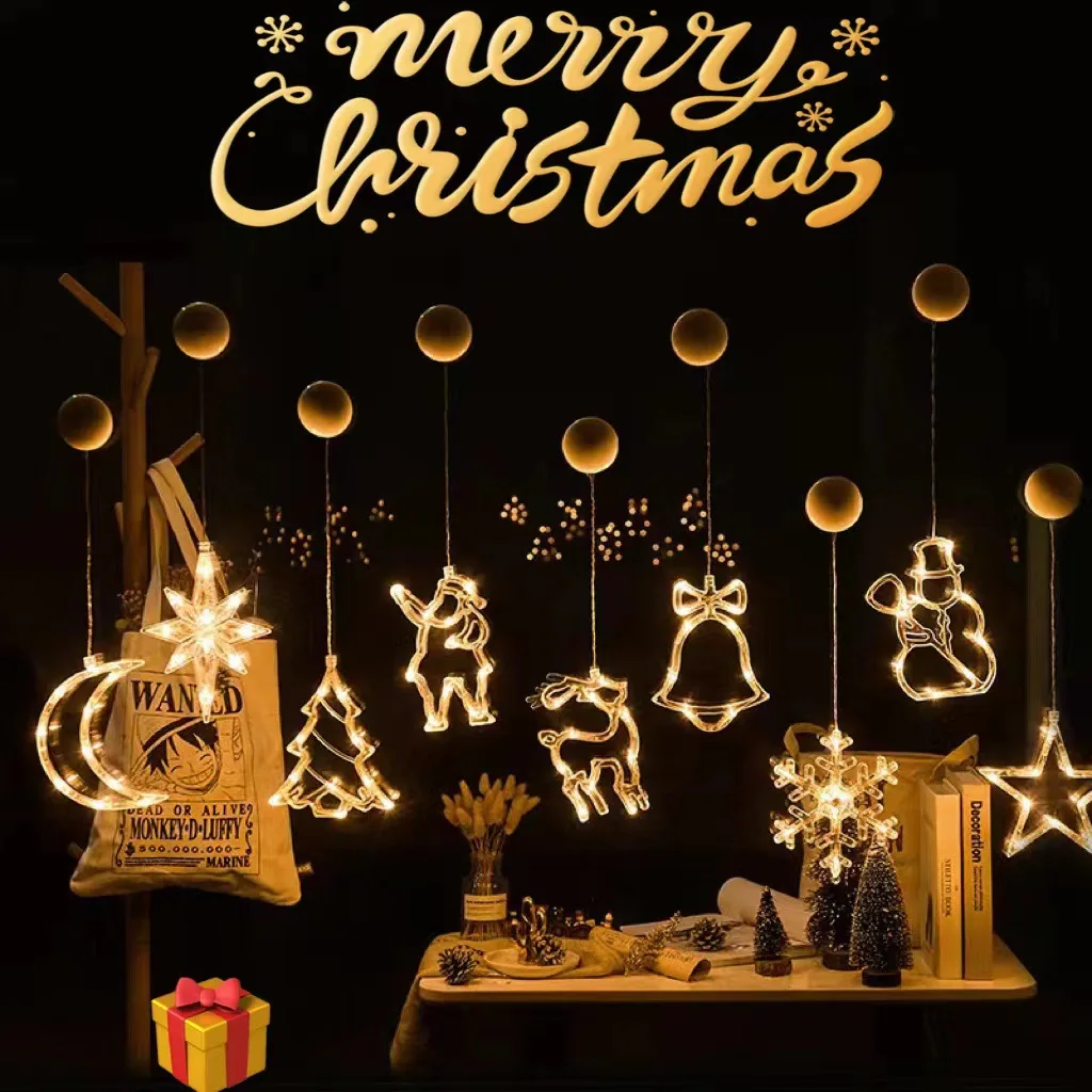 1-20PCS LED Christmas Suction  - огляд і ціна Wall Decor Lighting Tree