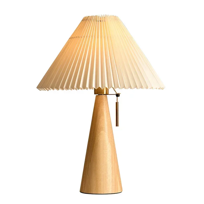 Retro Pleated Table Lamp Nordi - огляд і ціна Lighting Decor Bedroom