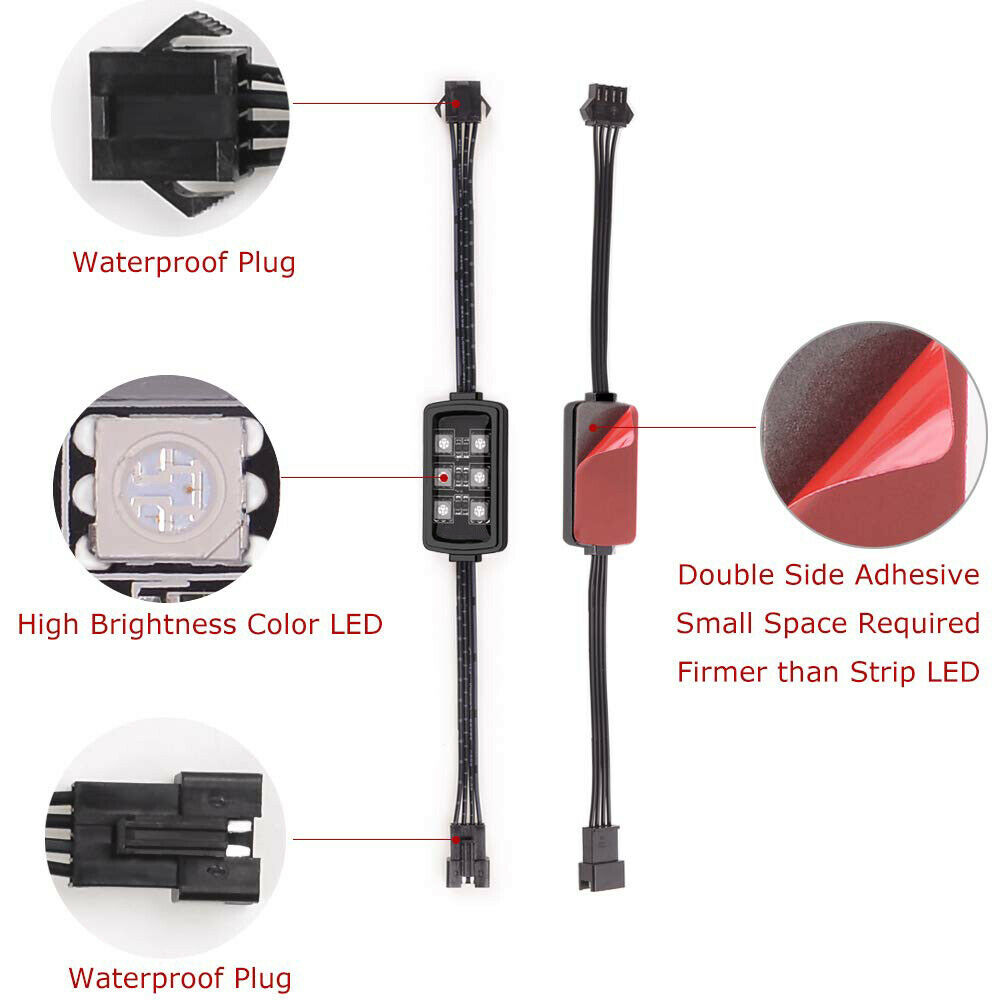Niscarda Car Motorcycle RGB LE - огляд і ціна Lighting Bolt Decor