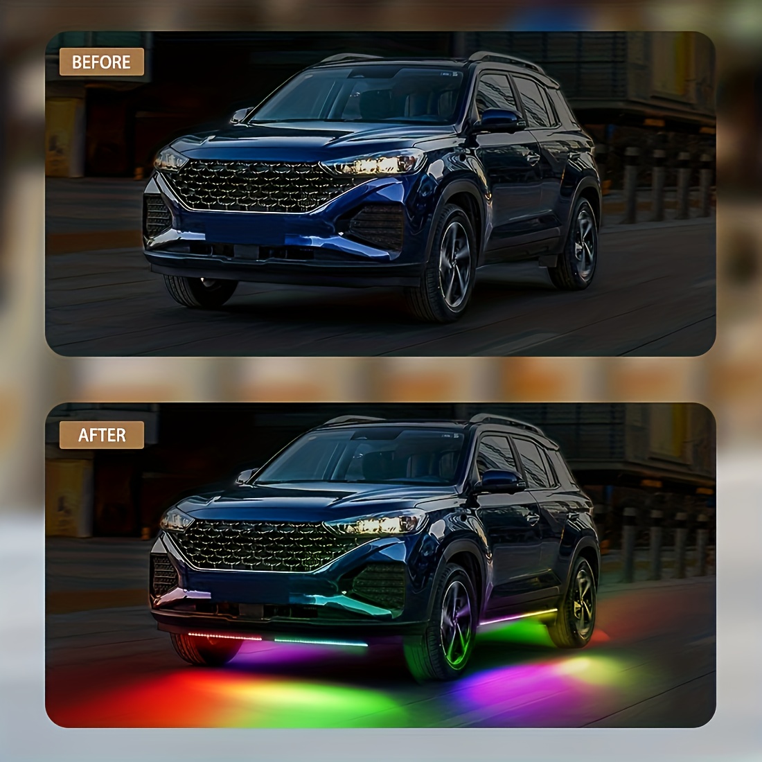 RGB Flexible Car Underglow Lig - огляд і ціна Lighting Bolt Decor