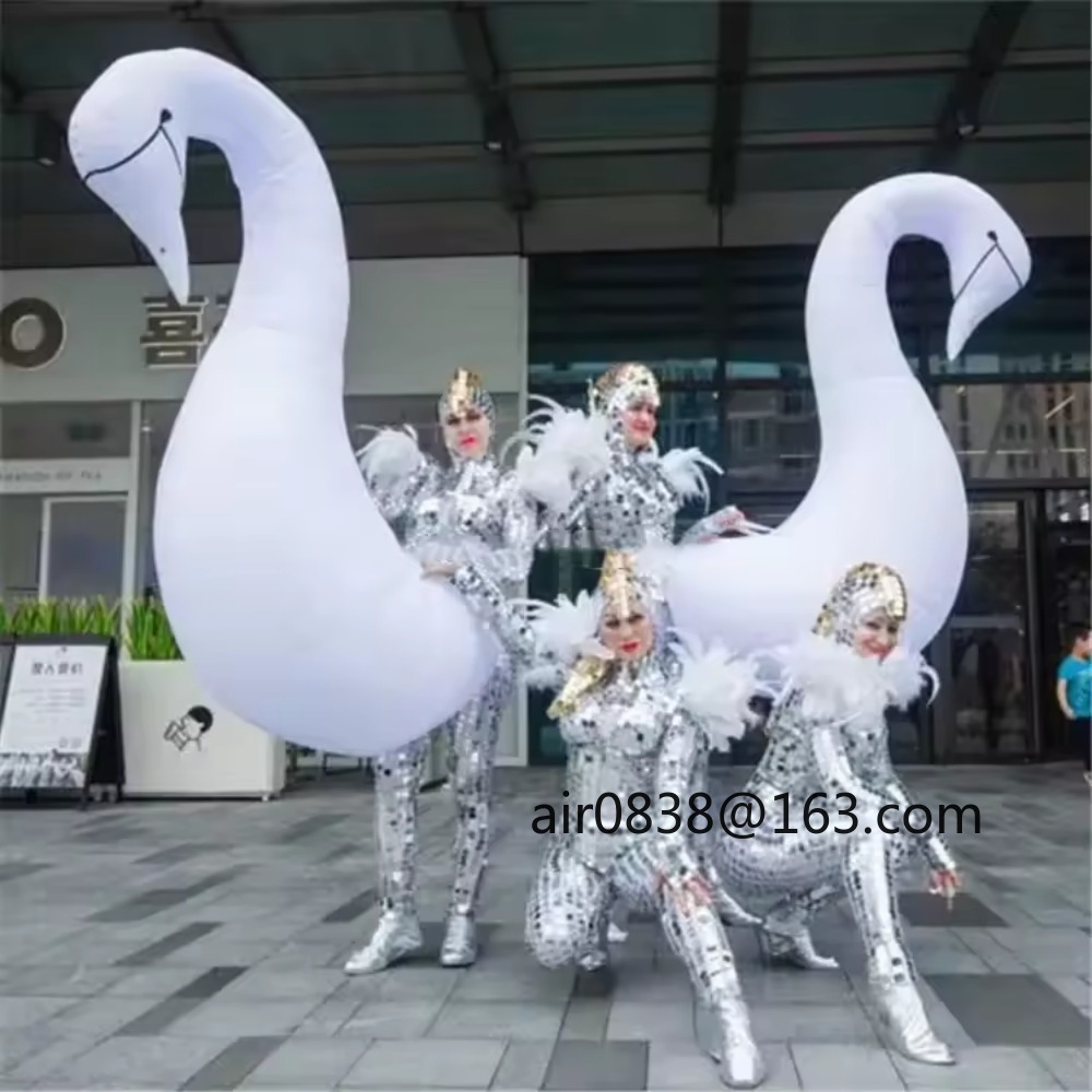 Wearable Inflatable Swan Costu - огляд і ціна Decor Lighting The Parade