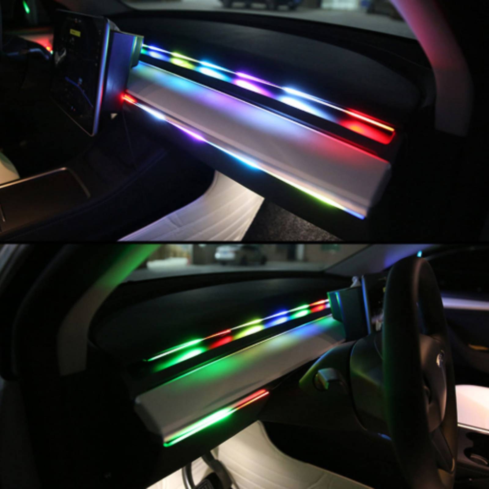 6 Pieces Acrylic Interior Car  - огляд і ціна Ambient Led Strip
