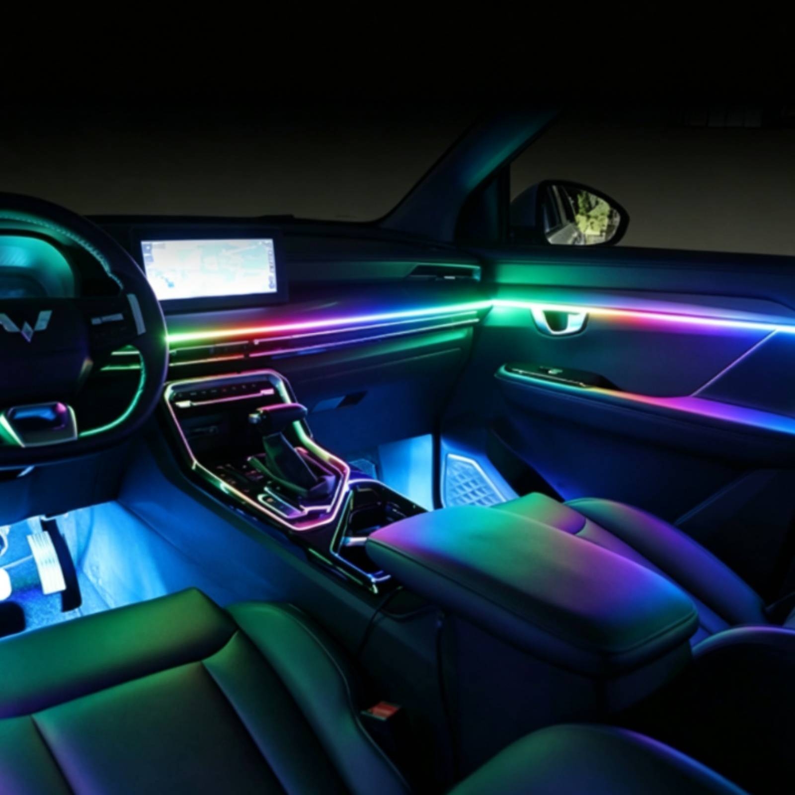 6 Pieces Acrylic Interior Car  - огляд і ціна Ambient Led Strip