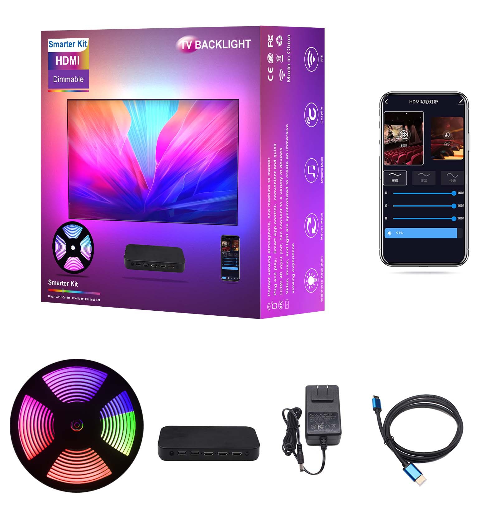 RGBIC Smart Ambient TV Light K - огляд і ціна Ambient Led Strip